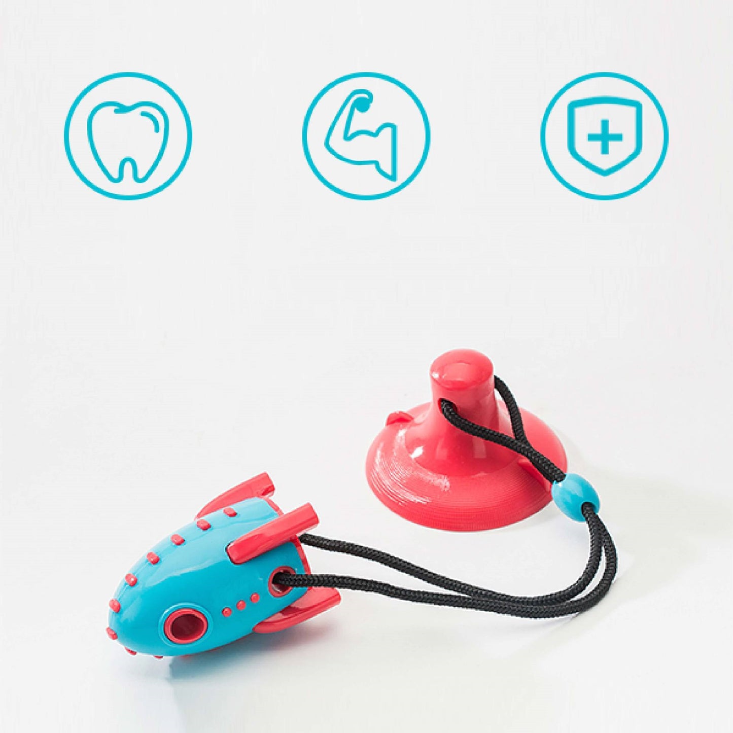 Leaking Food Bite-Resistant Rocket Toy