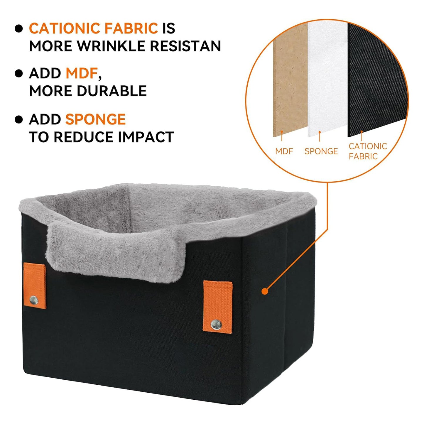 Portable Seat With Clip-On Safety Leash