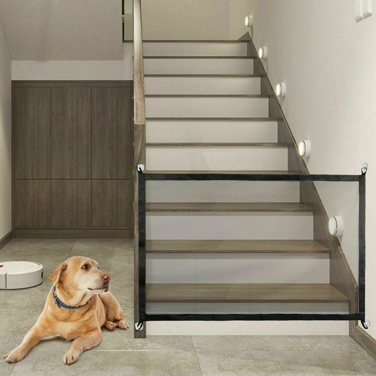 Pet Safety Mesh Fence Gate