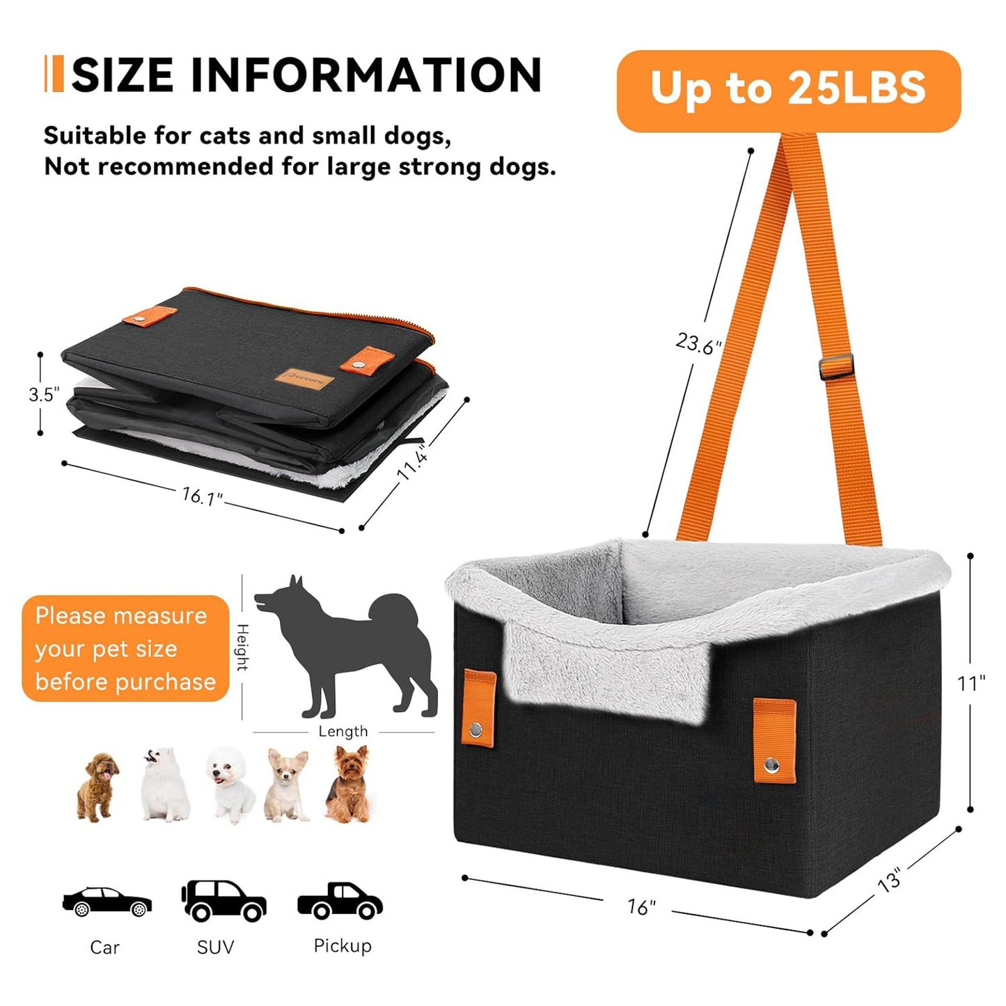 Portable Seat With Clip-On Safety Leash