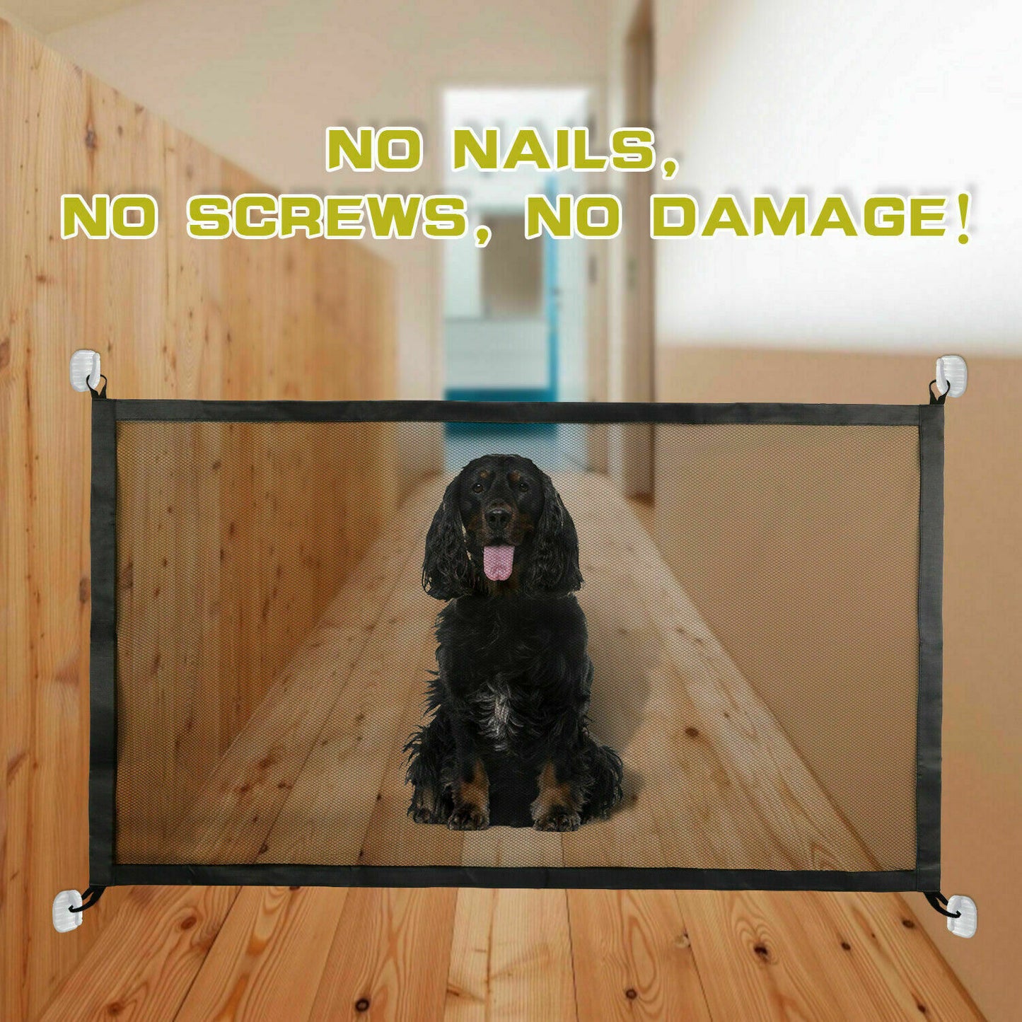 Pet Safety Mesh Fence Gate